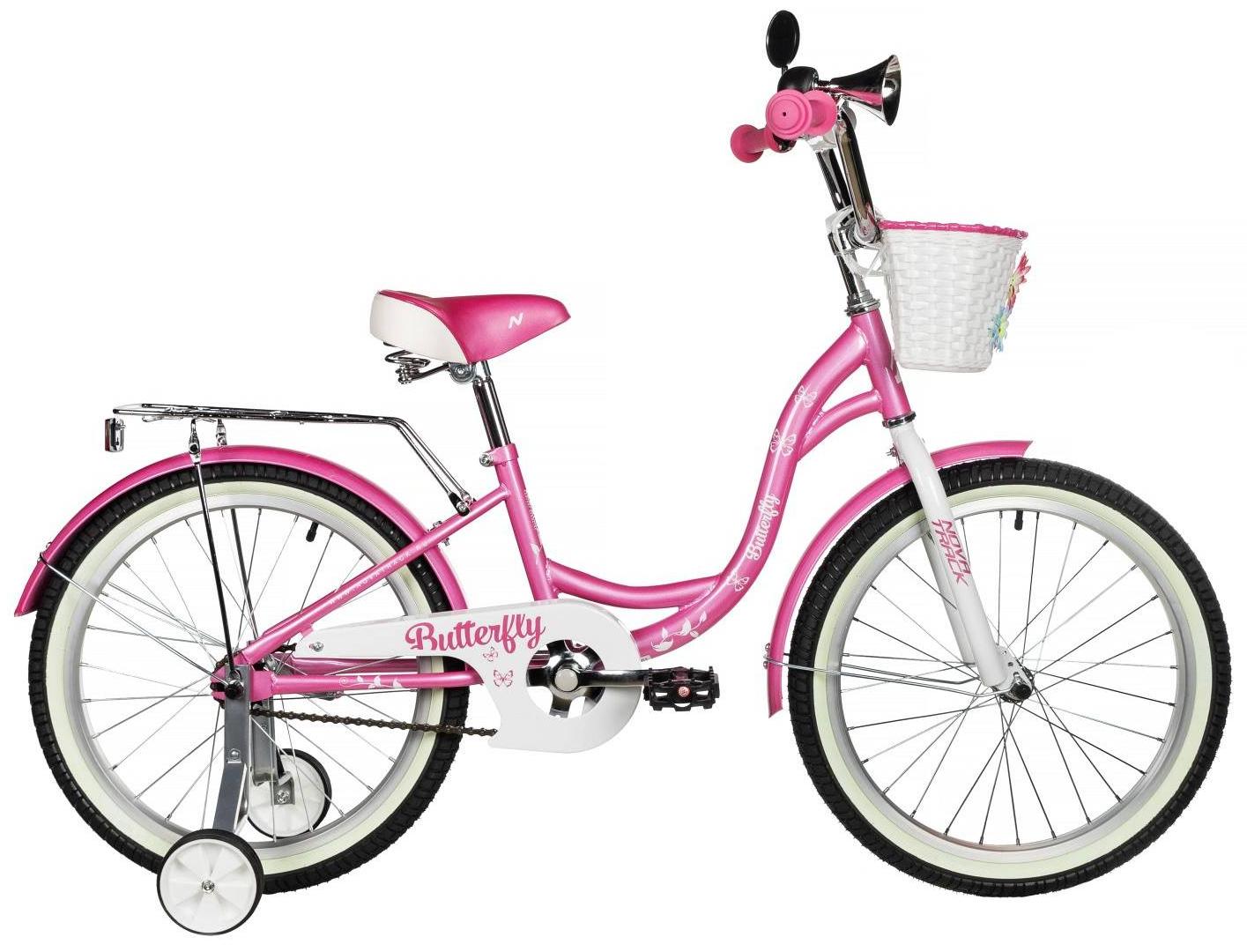 Велосипед Novatrack Butterfly 20 розовый
