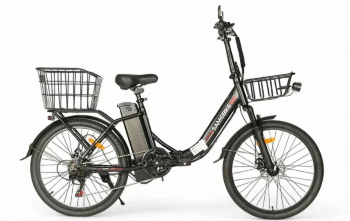 Электровелосипед SameBike City Master 24 MY-E04 чёрный