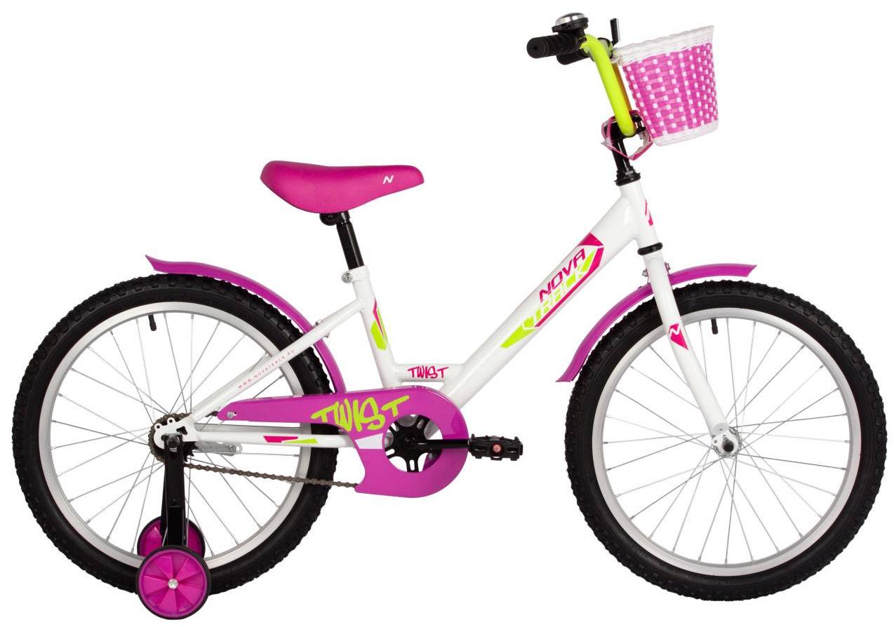 Велосипед Novatrack Twist 20 белый