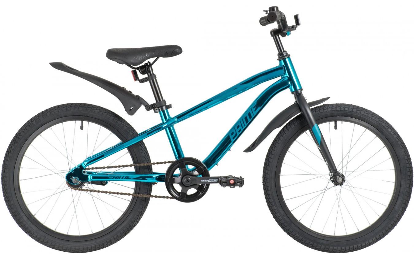 Велосипед Novatrack Prime 20 синий металлик