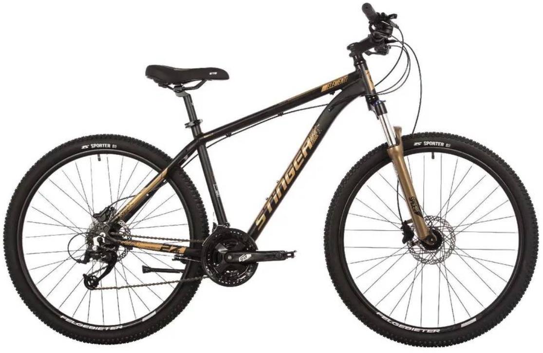 Велосипед Stinger 27.5 Element Pro золотистый 20