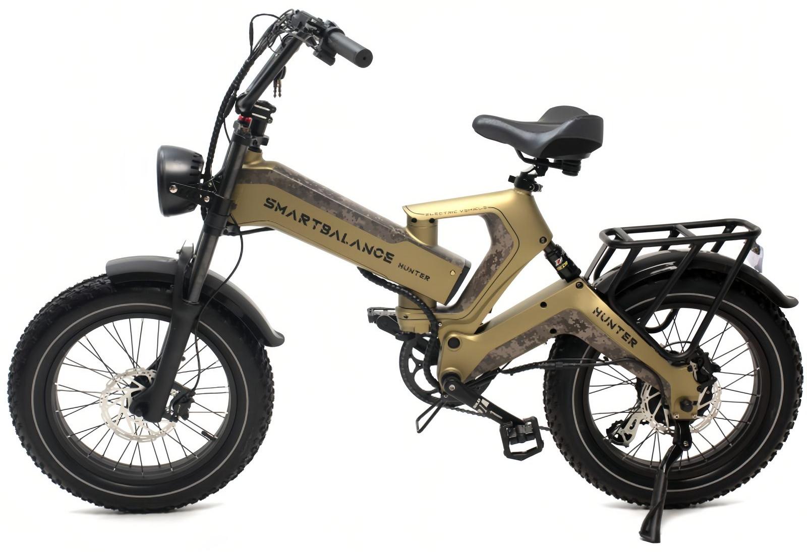Электровелосипед SmartBalance HUNTER Золотой