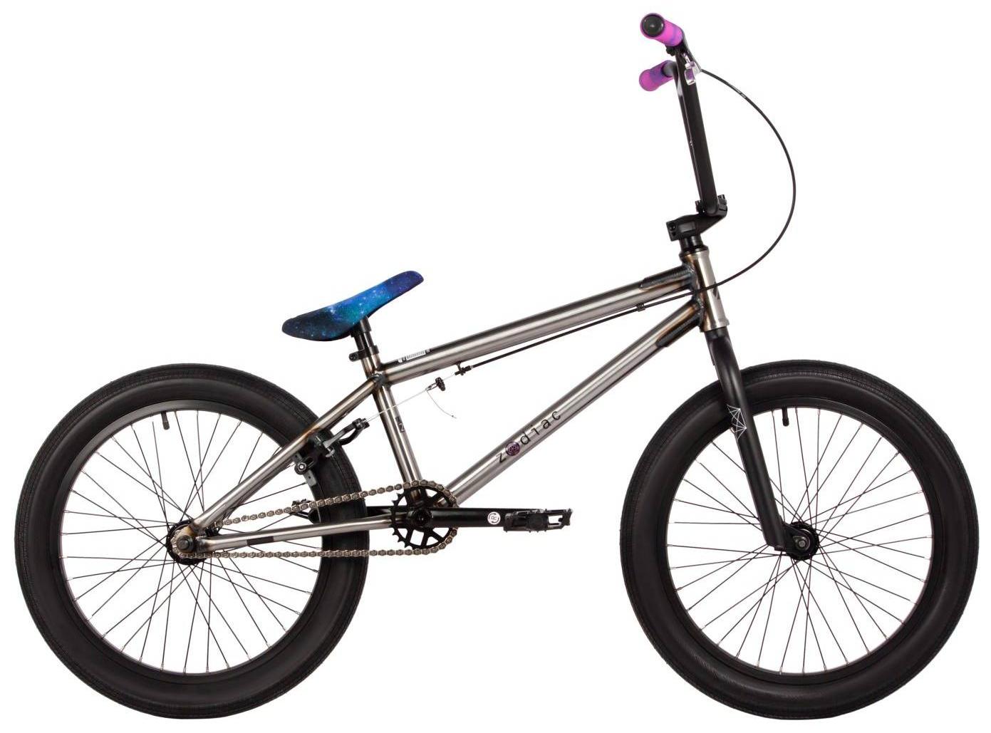 Велосипед Novatrack BMX Zodiac 20 серебристый