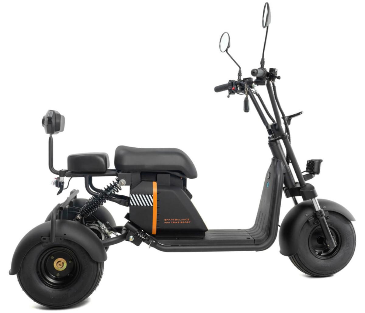 Электроскутер SmartBalance Mini Trike Sport черный