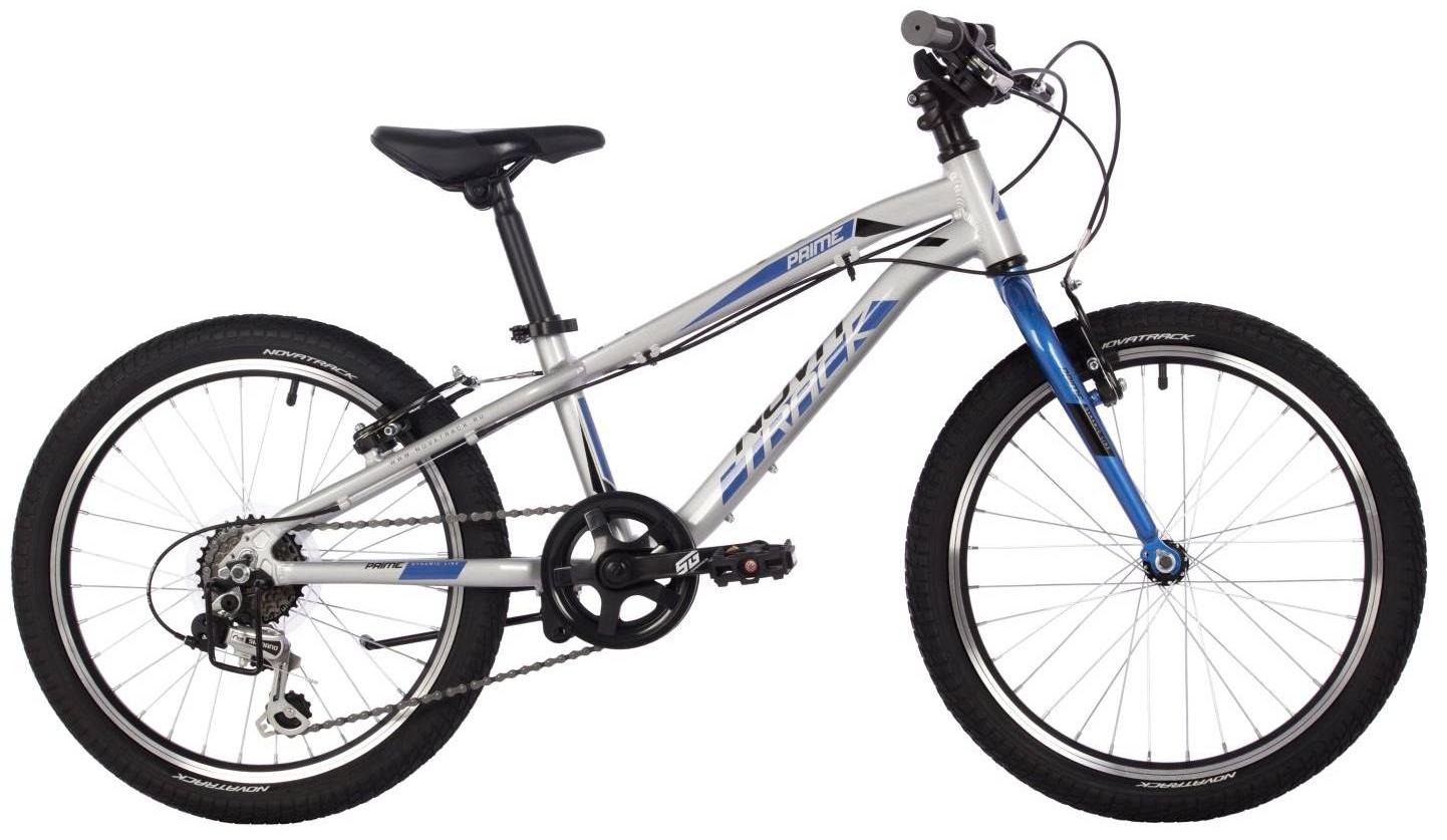 Велосипед Novatrack Prime 20 серебристый