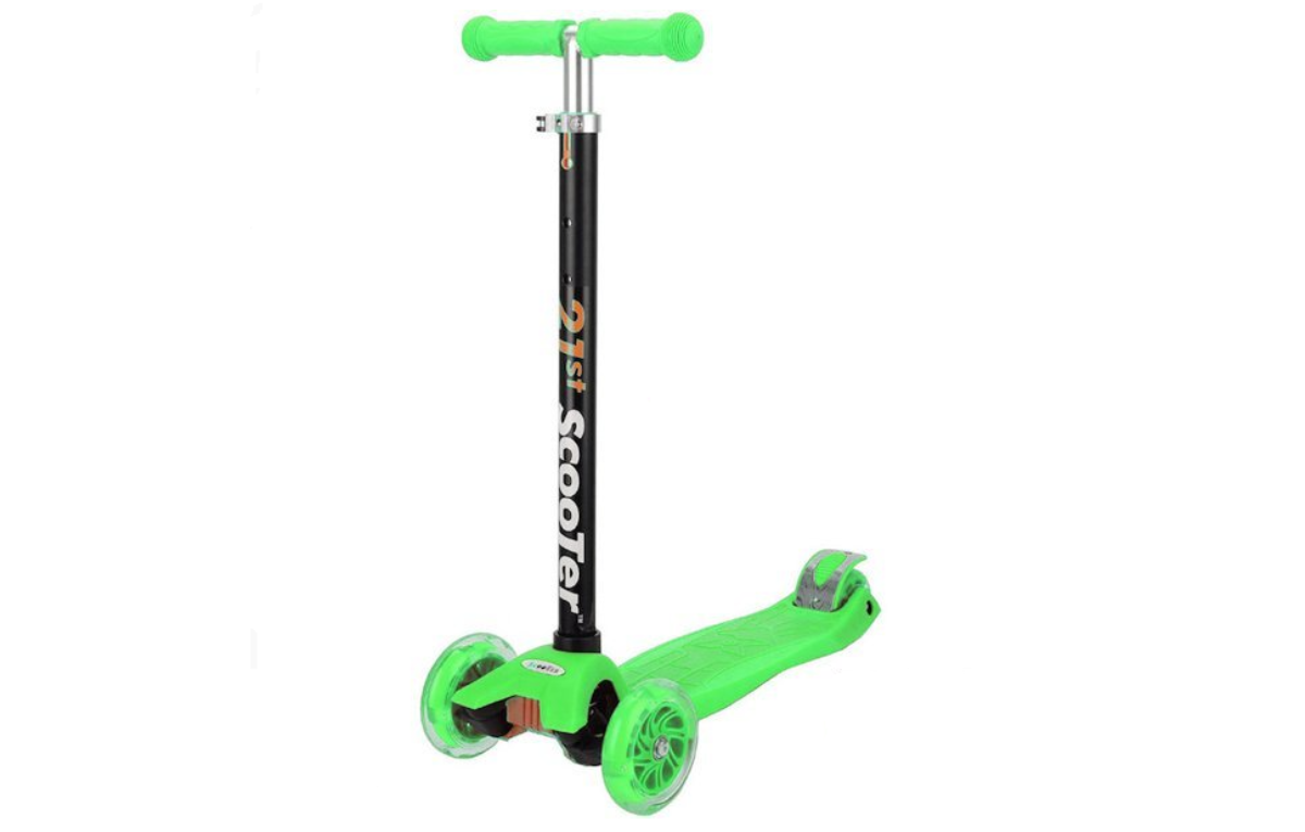 Самокат 21st scooter Maxi Scooter 120/80 зеленый