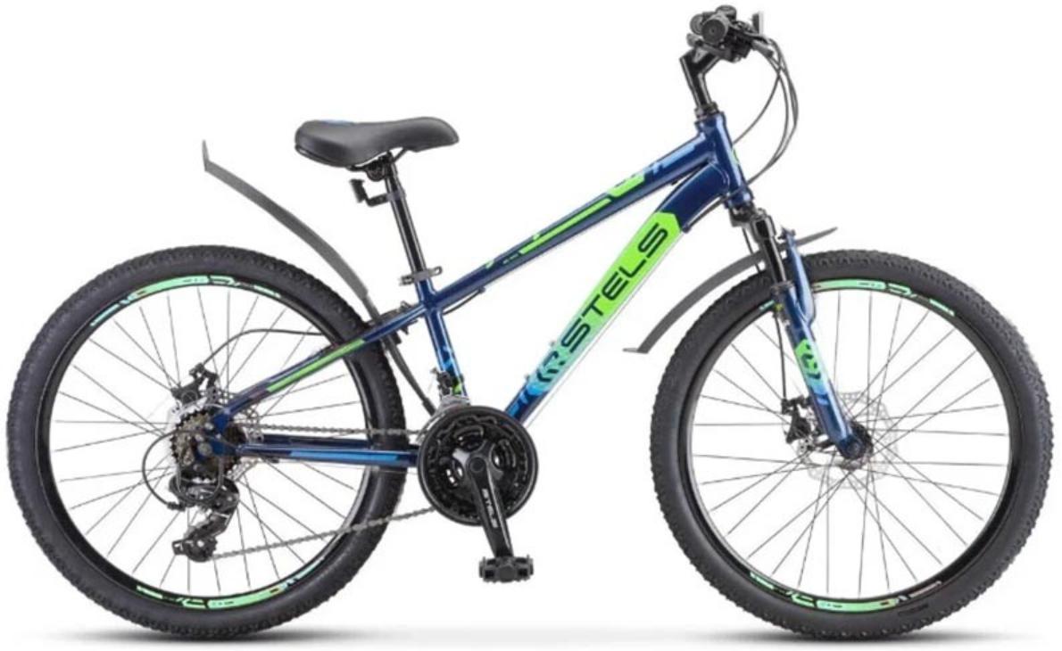 Велосипед Stels Navigator-400 MD 24 F010 12 синий-салатовый